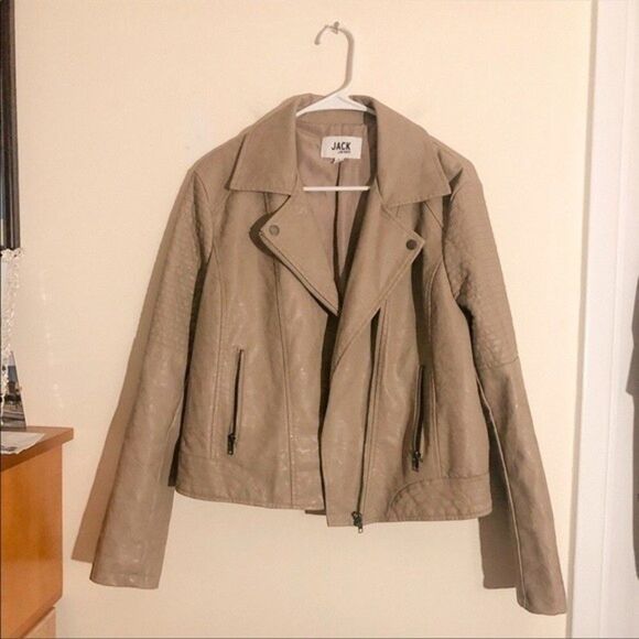Jack by BB Dakota Jackets & Blazers - Jack by BB Dakota Vegan Leather Moto Jacket size L